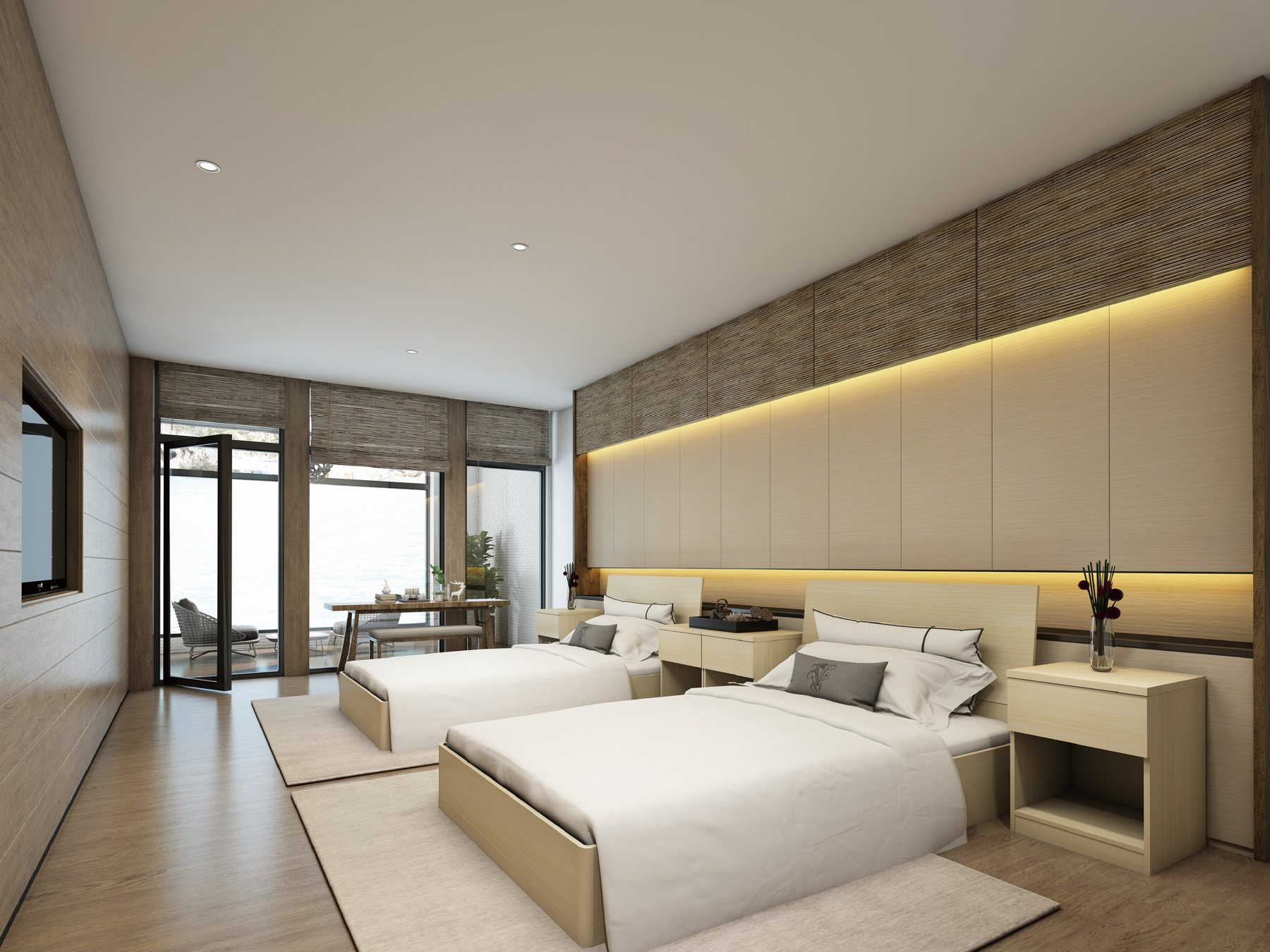 JD-BD2 apartment twin room